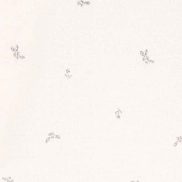 NWT SIZE 3 MO Carter's Light Gray Cable Knit Dress w/ Cream Onesie - Picture 5 of 13